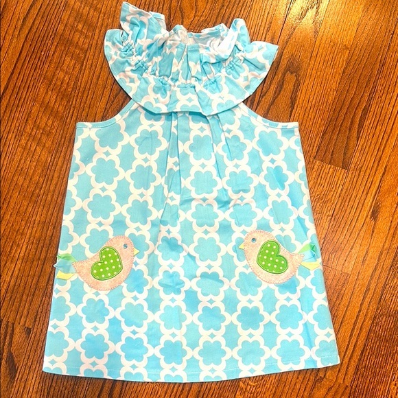 TODDLER GIRL MUD PIE CHICK DRESS SIZE 5T - Picture 1 of 5